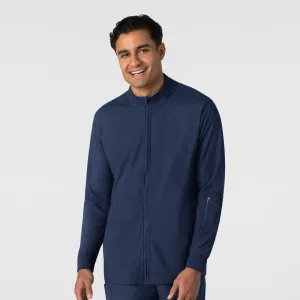 Boundless 8351 Men's Warm Up Scrub Jacket Navy