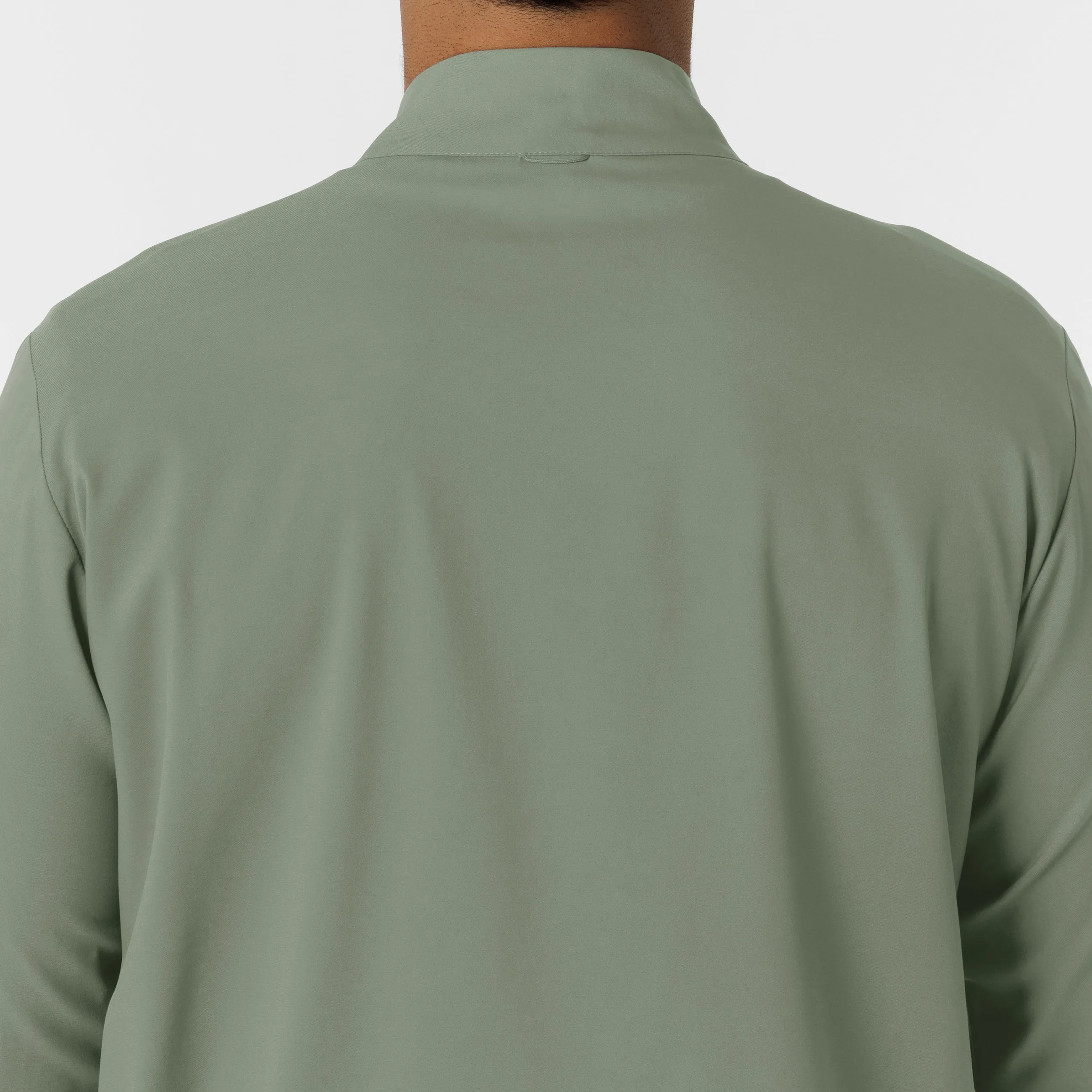 Boundless 8351 Men's Warm Up Scrub Jacket Sage