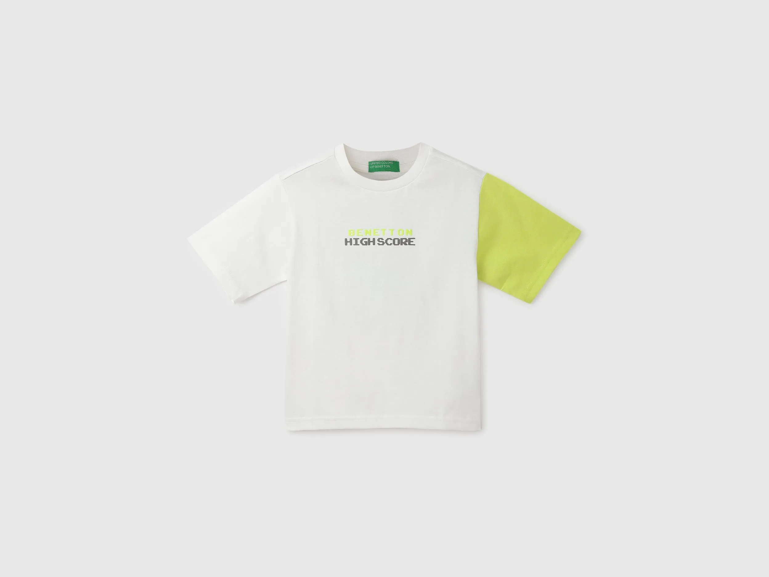 Boxy Fit Round Neck Printed T-Shirt