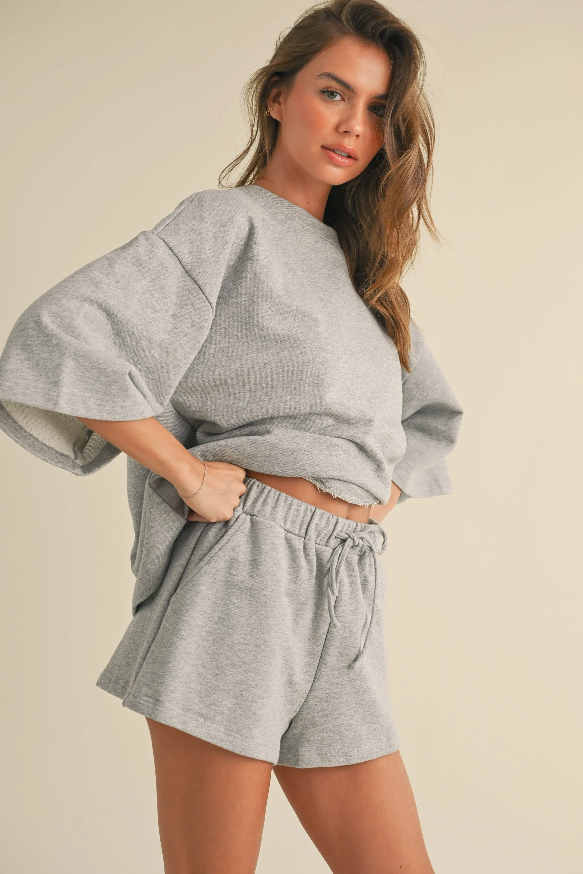 Boxy Relaxed Top & Short Set