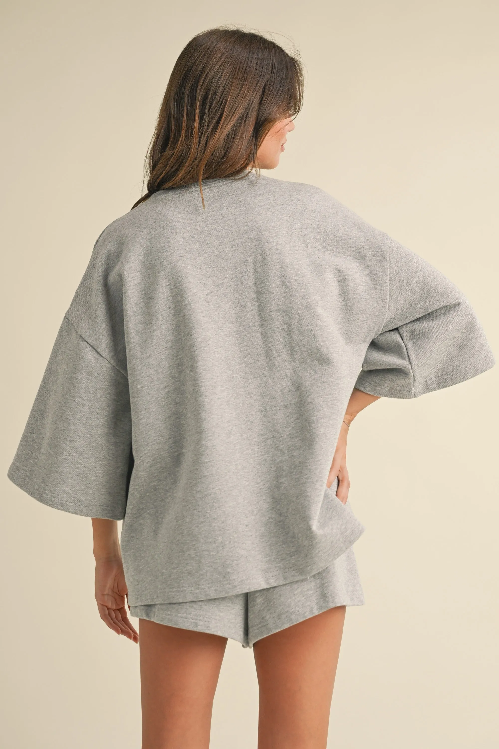 Boxy Relaxed Top & Short Set