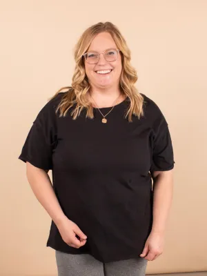 Breezy Bliss Tee in Black