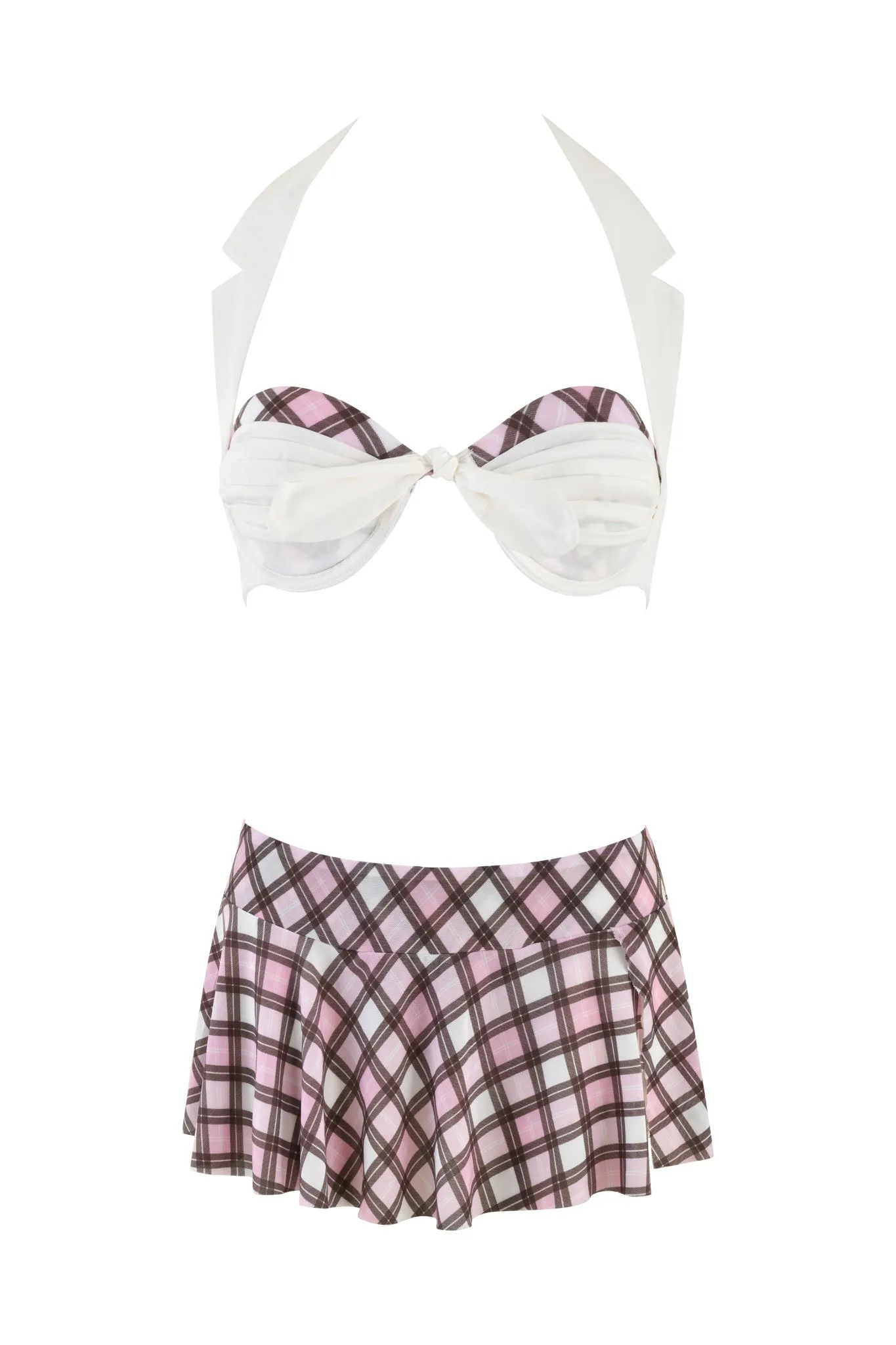 BRITNEY SET - PINK : PLAID