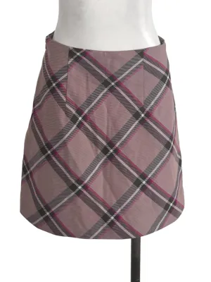 Brown Patterned Skirt