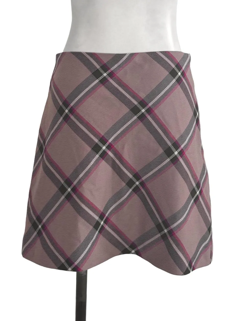 Brown Patterned Skirt