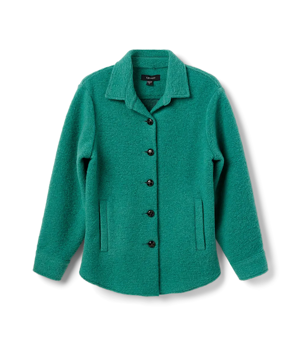 Brushed Shirt Jacket