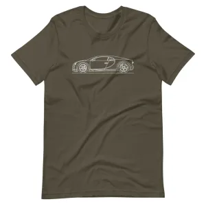 Bugatti Chiron outline t-shirt