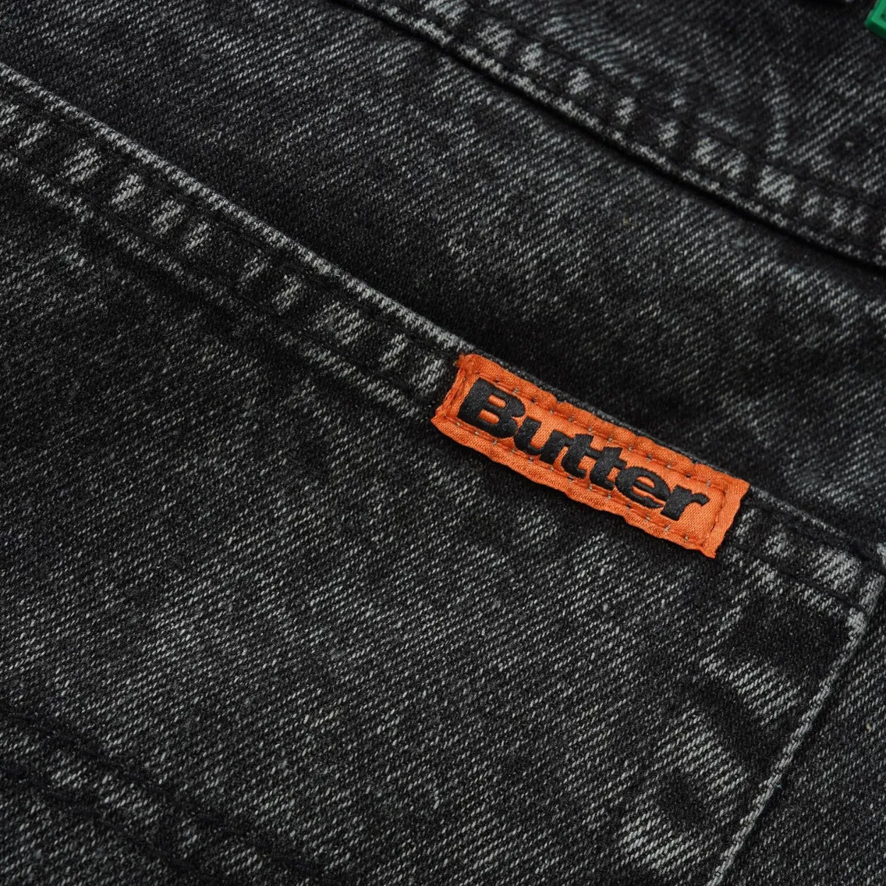 Butter Goods Weathergear Denim Jeans | Faded Black