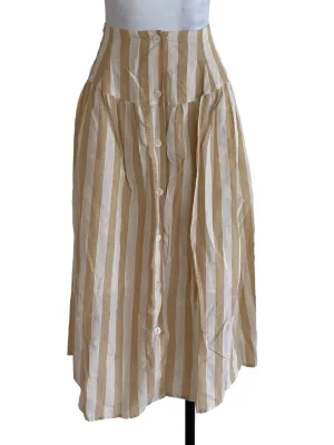 Butterscotch Striped Skirt