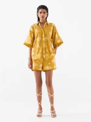 Cabana yellow shirt and shorts