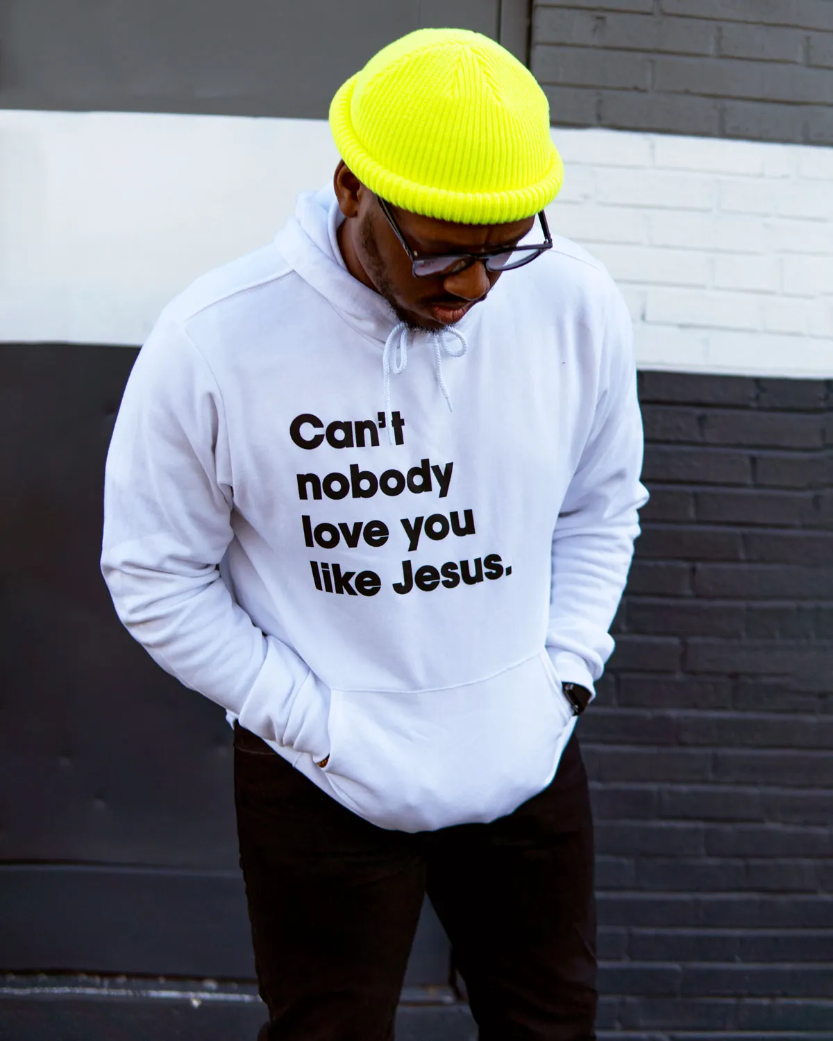 Can't Nobody Love You Like Jesus Adult Box Hoodie