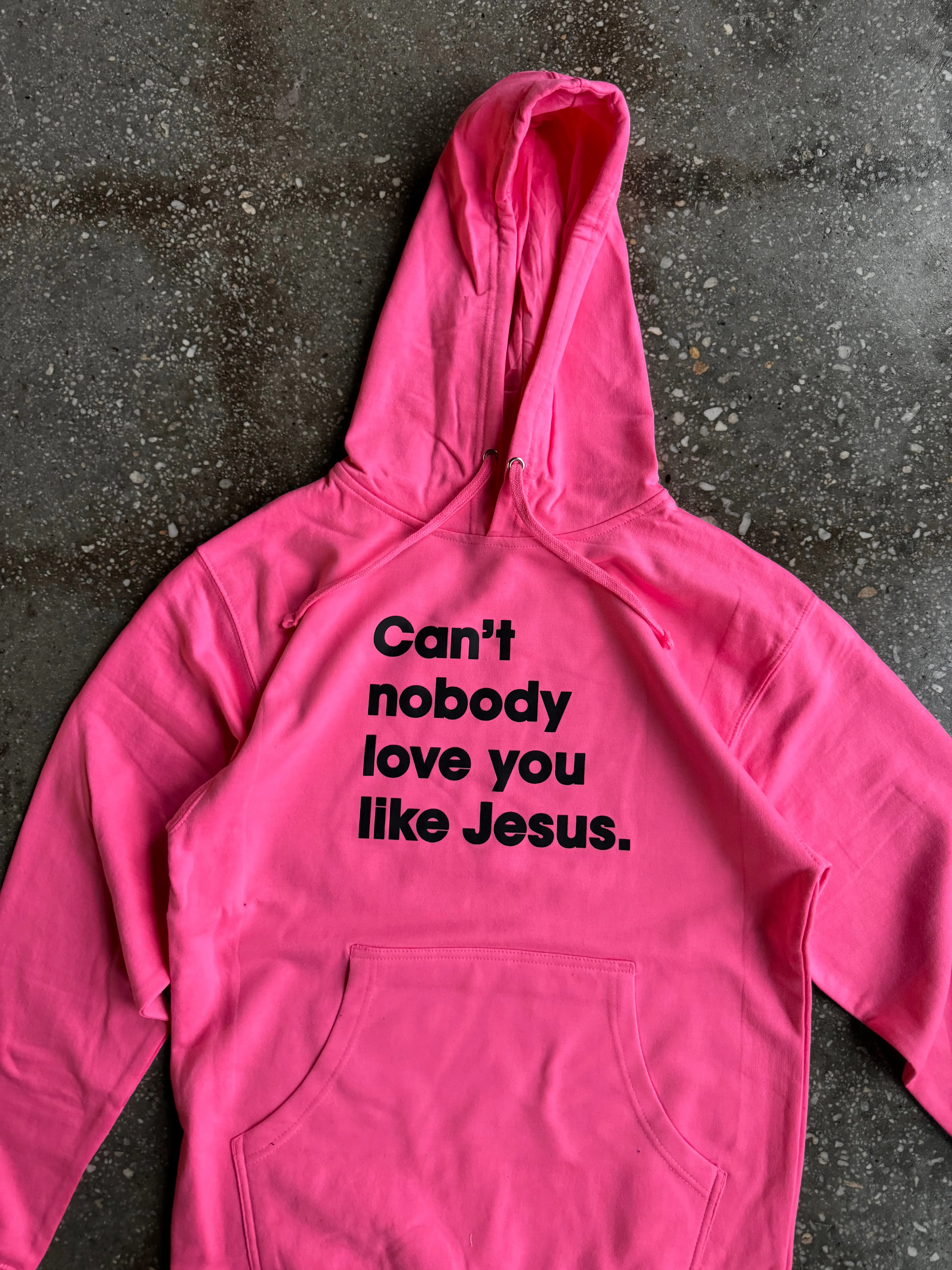 Can't Nobody Love You Like Jesus Adult Box Hoodie