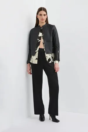 Caravan & Co Hudson Leather Bomber Jacket CJ413