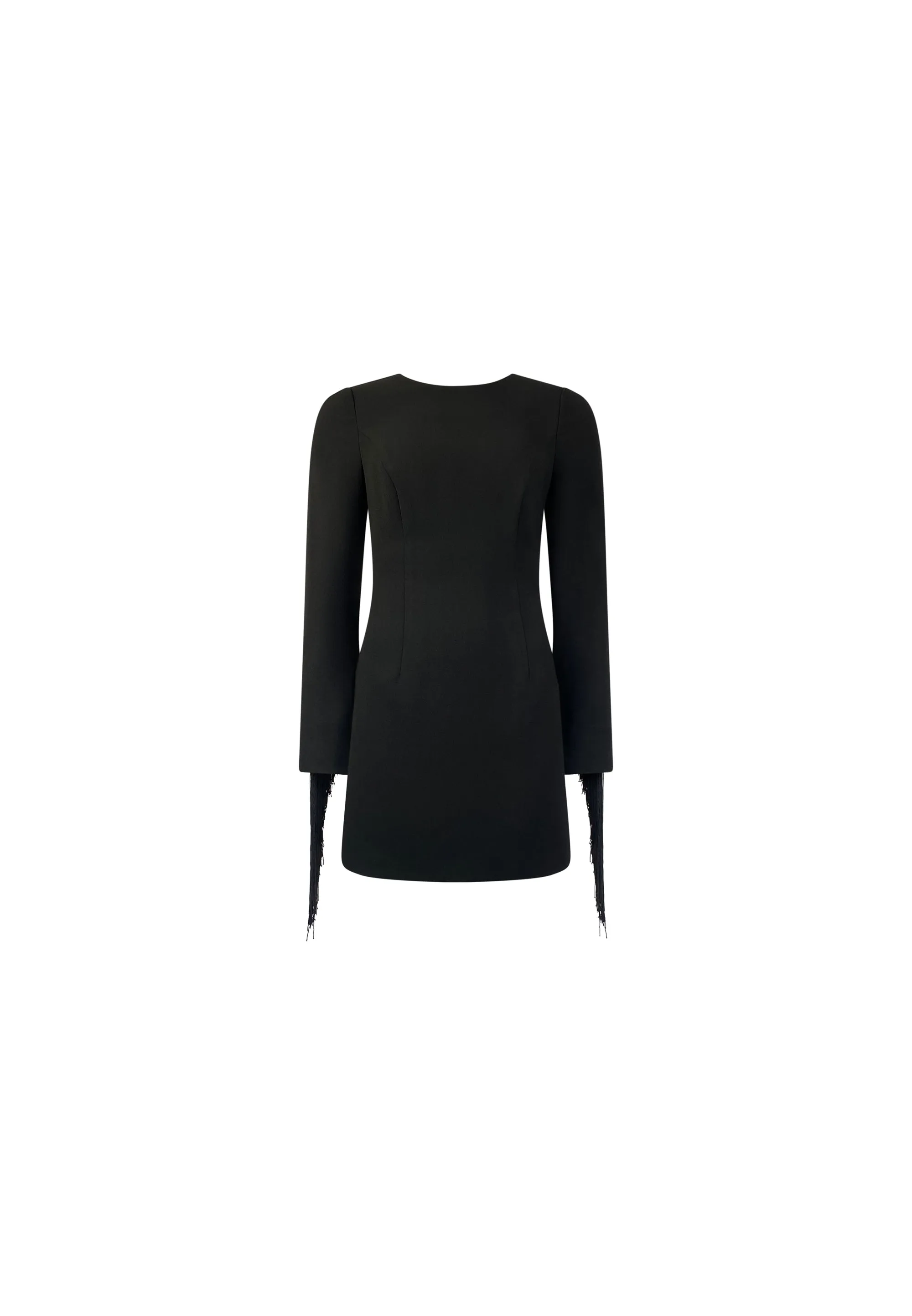Carolina Black Fringe Mini Dress