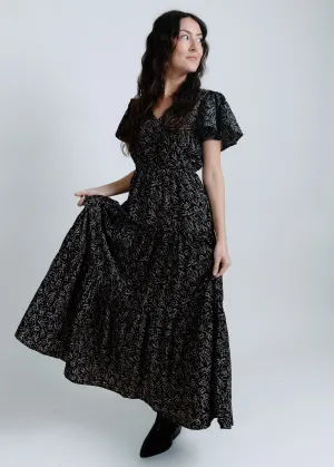 Caroline Short Sleeve Midi Dress