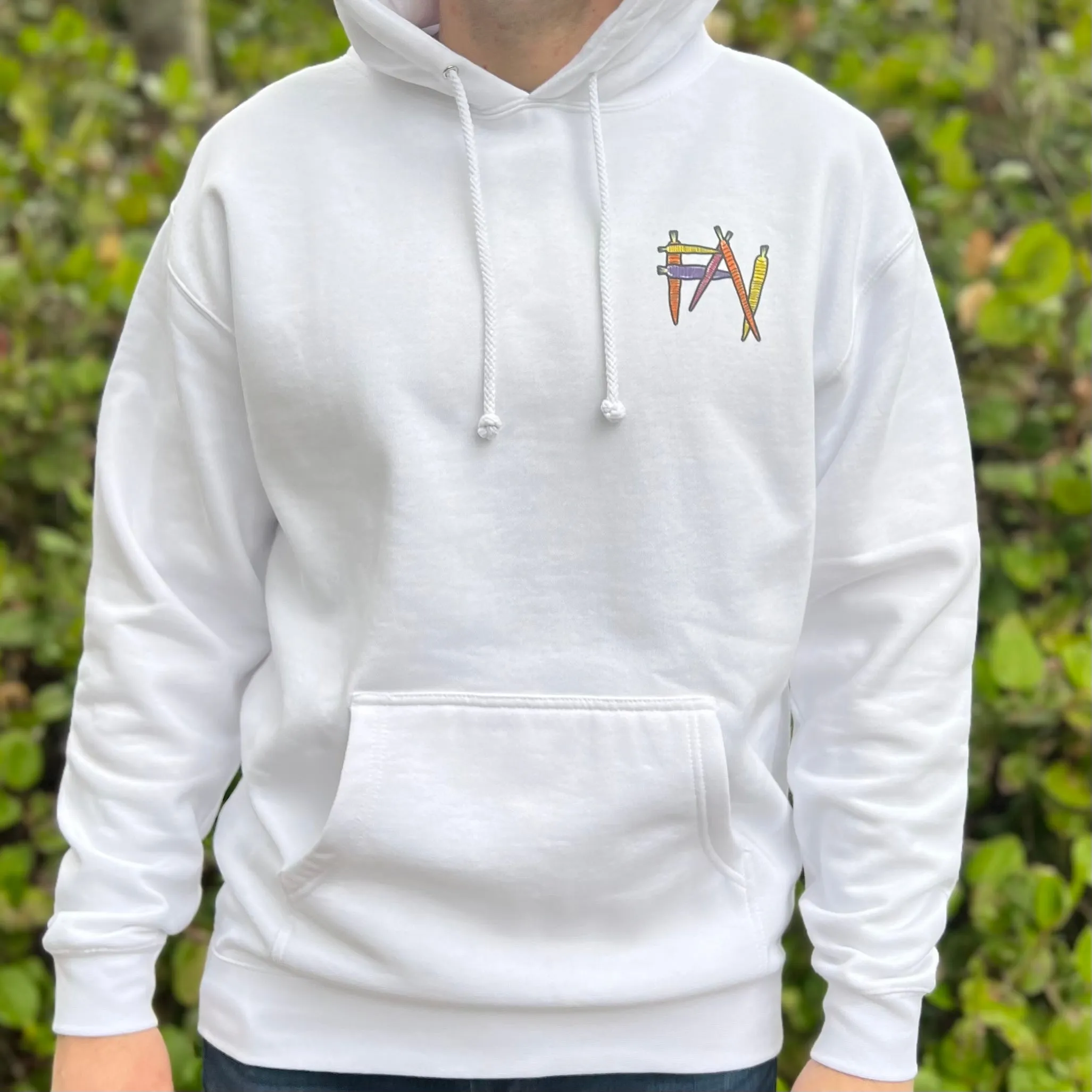 Carrot - White Heavyweight Hoodie