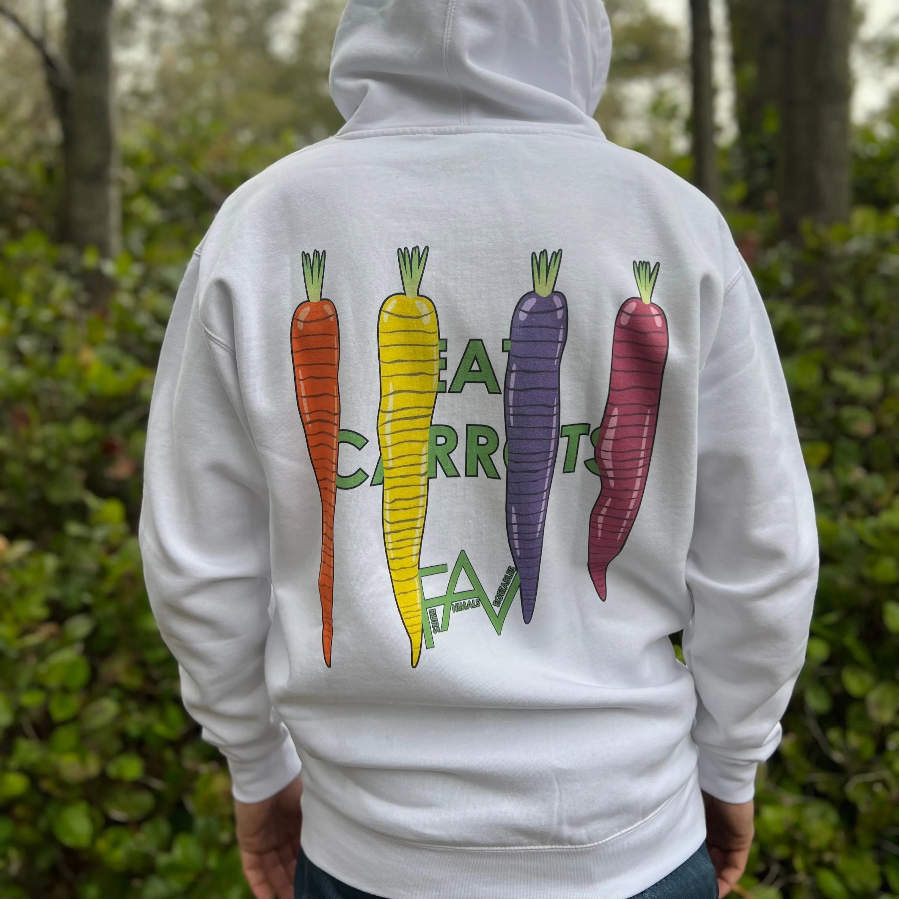 Carrot - White Heavyweight Hoodie