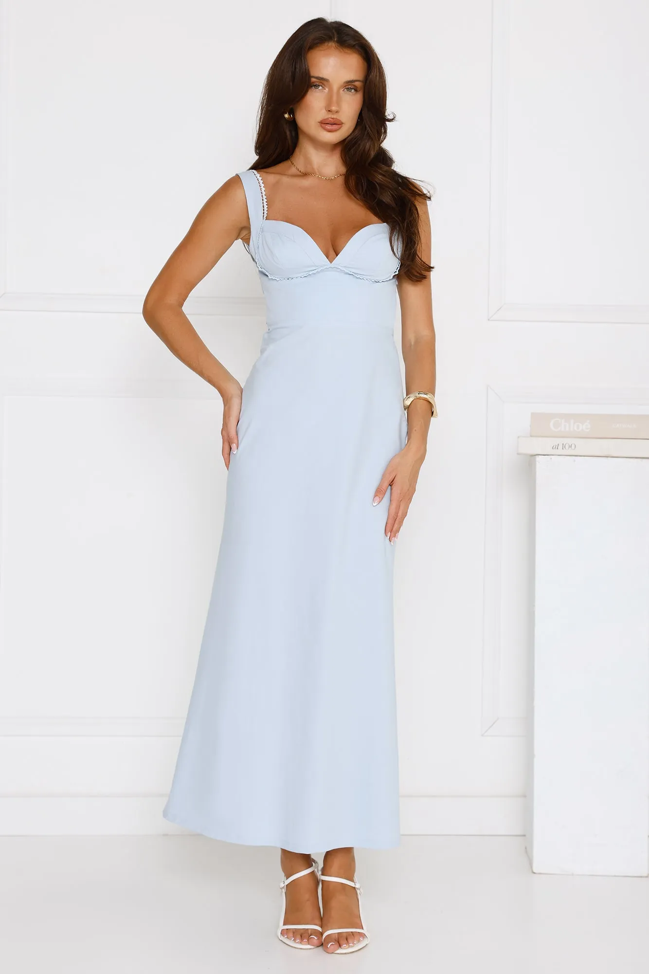 Celebration Sunshine Maxi Dress Blue