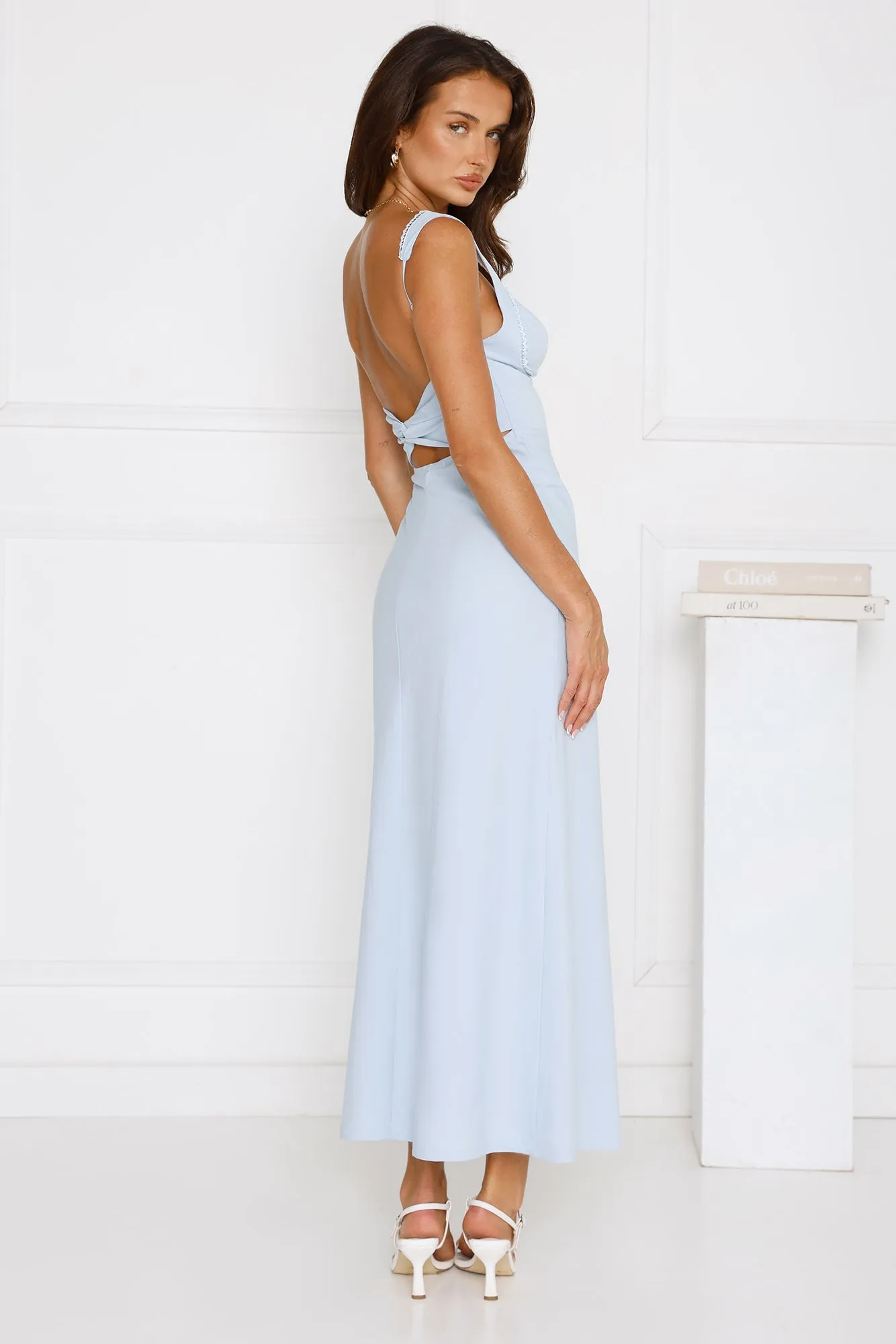 Celebration Sunshine Maxi Dress Blue