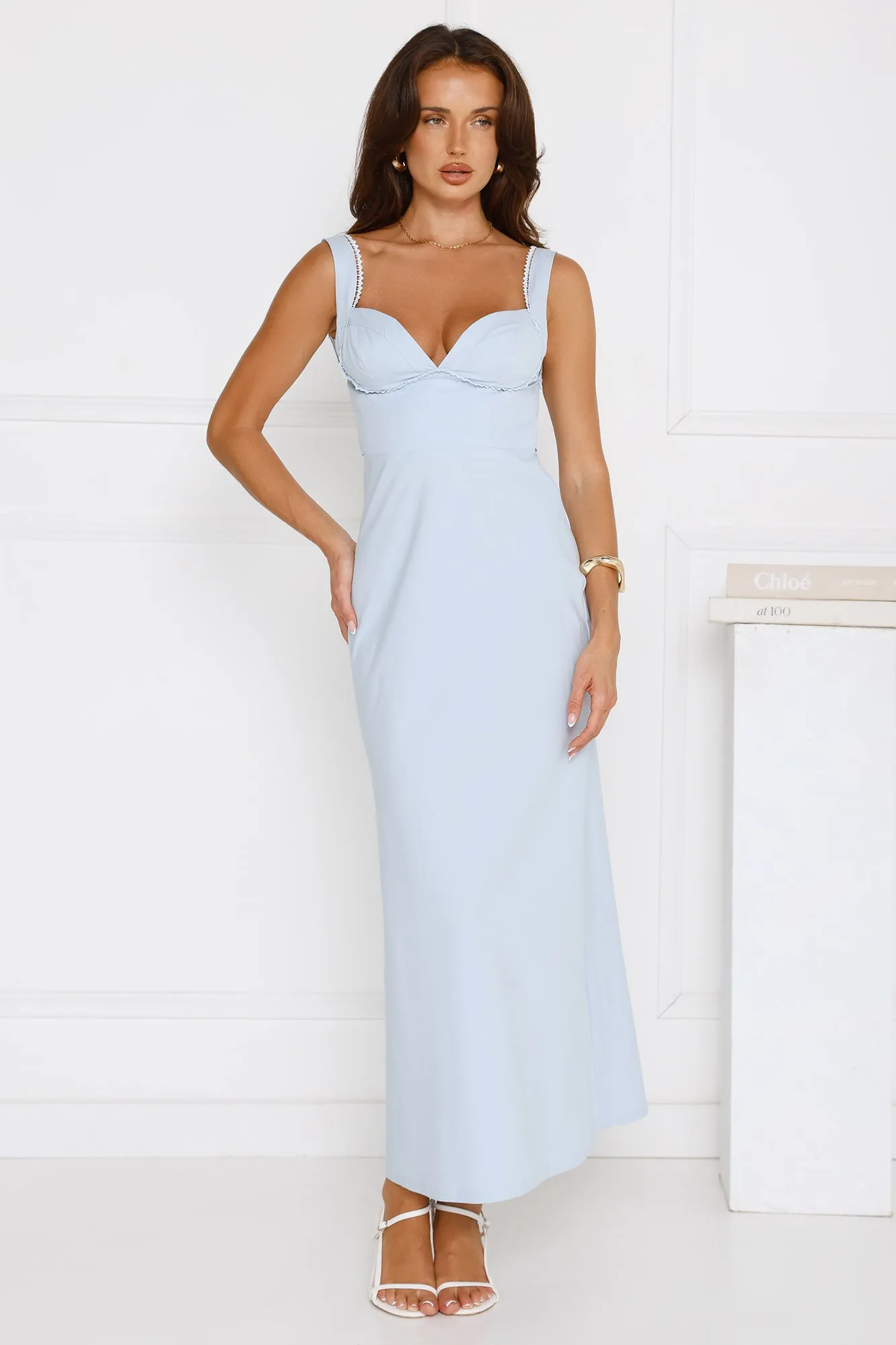 Celebration Sunshine Maxi Dress Blue