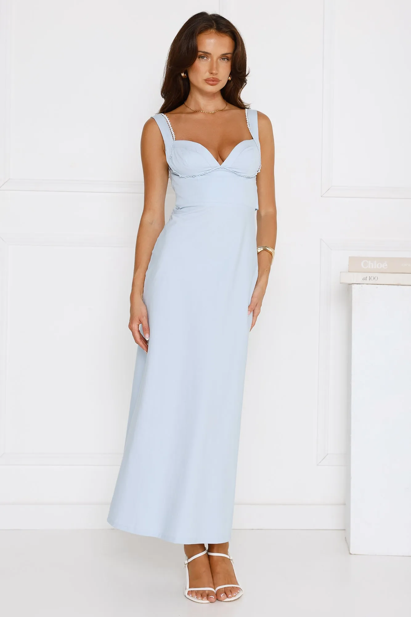 Celebration Sunshine Maxi Dress Blue
