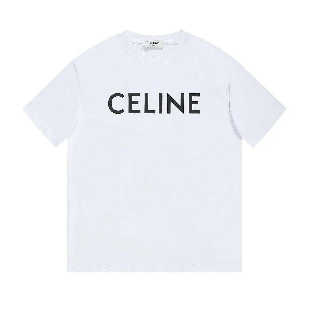 Celine White T-shirts Designer Apparel Colletion 2022