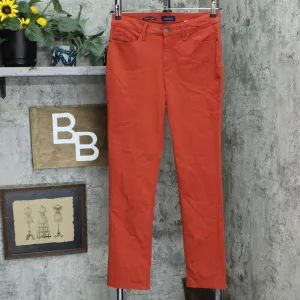 Charter Club Women's Lexington Straight Leg Jeans Retro Orange 6