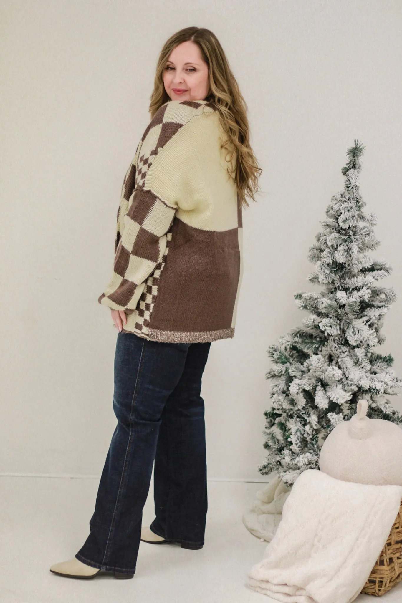 Check Into This Cardigan in Chocolate Brown