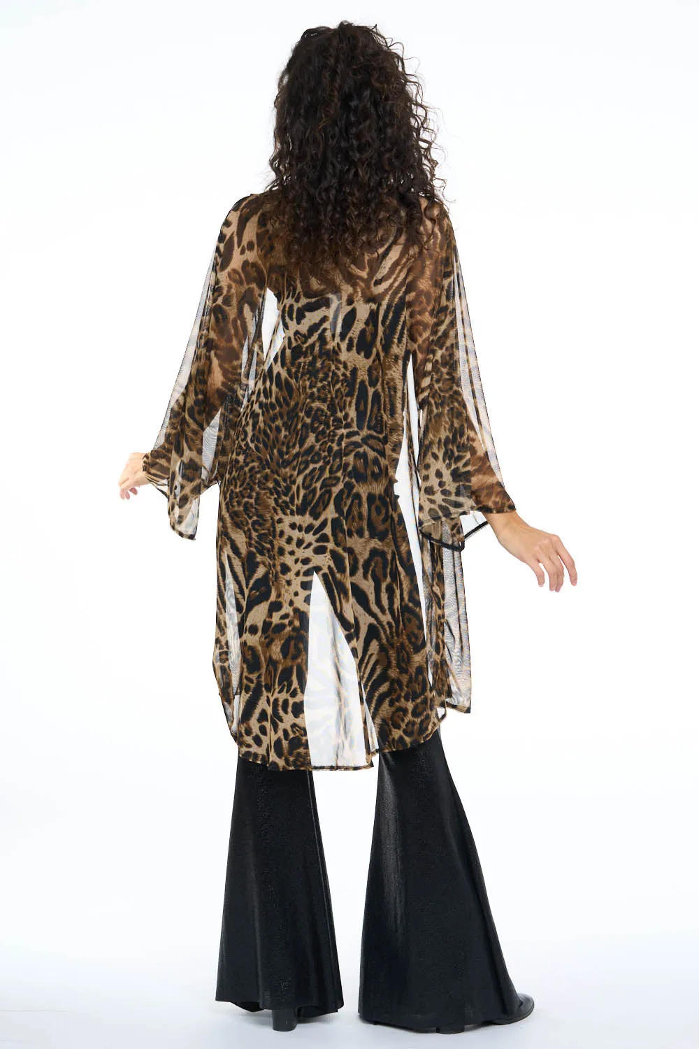 Cheetah Mesh Zen Funk Unisex Kimono