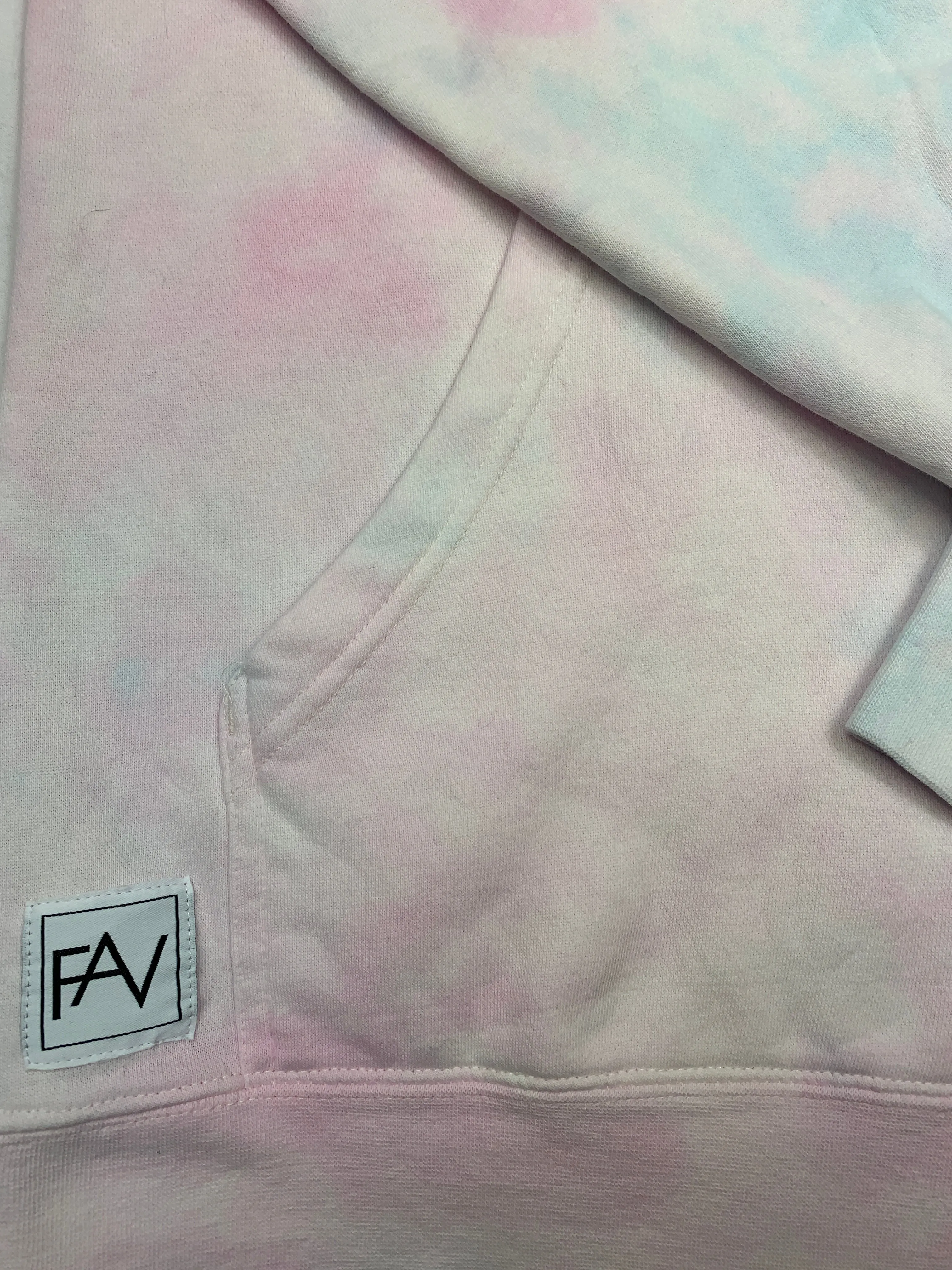 Cherry - Tie Dye Cotton Candy Mid-Weight Hoodie