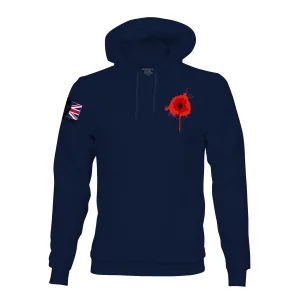 CHEST WOUND NVY HOODIE