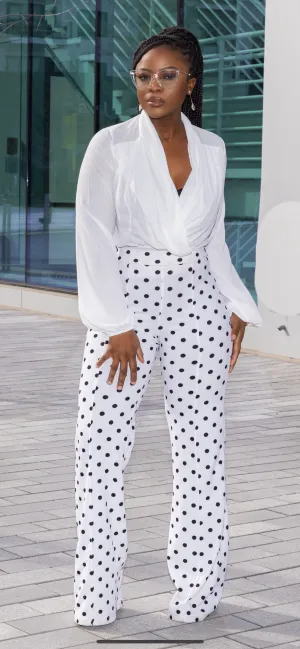 CHIFFON BODYSUIT