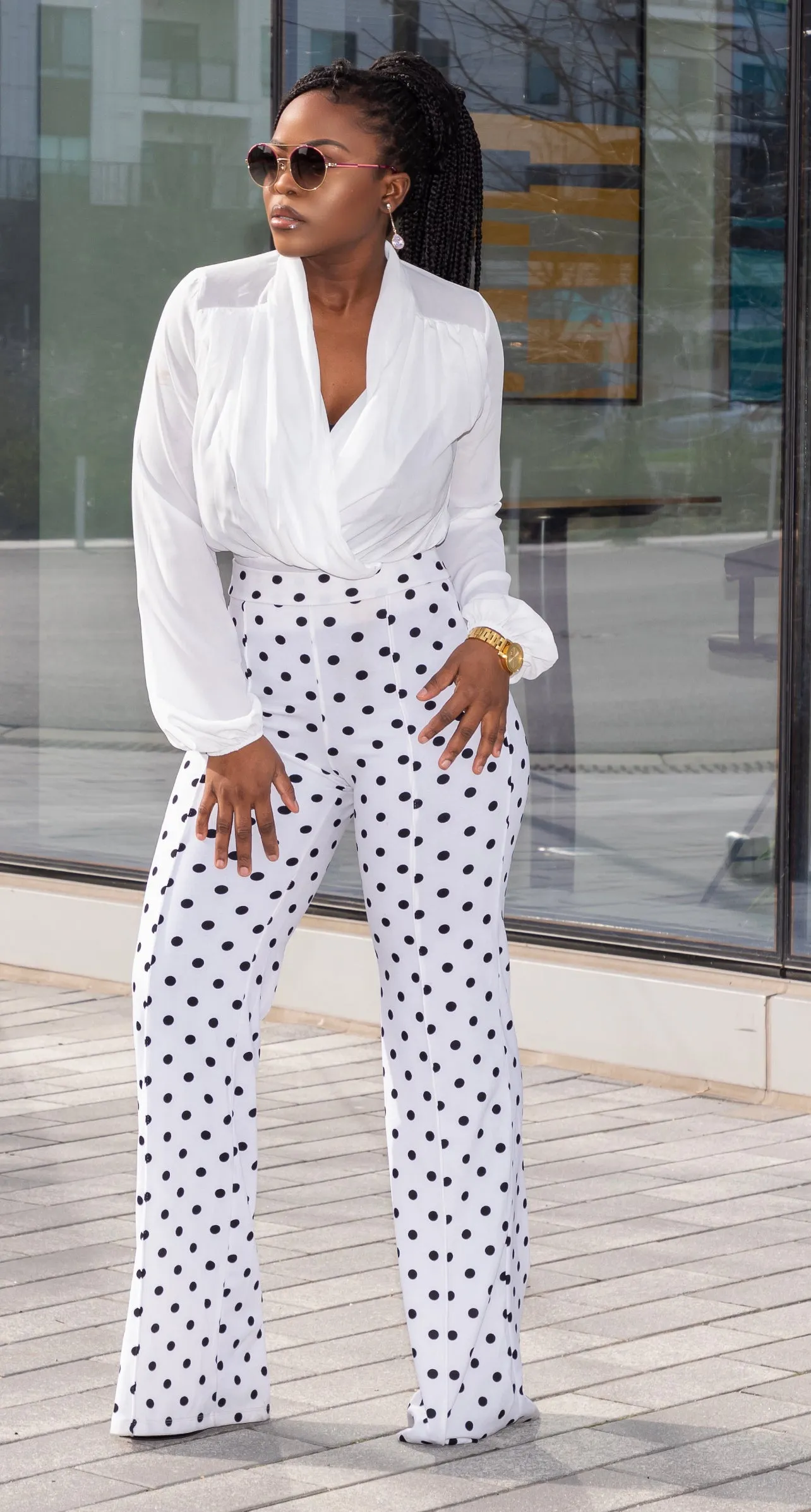 CHIFFON BODYSUIT
