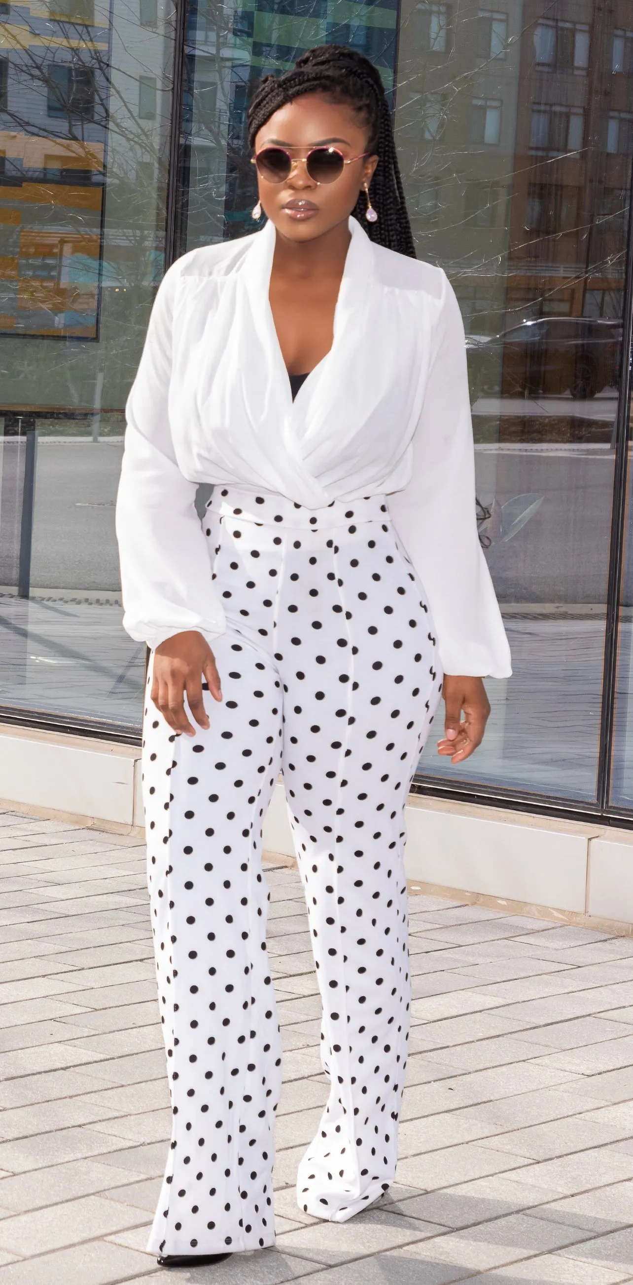 CHIFFON BODYSUIT