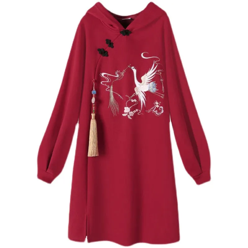 CHINESE STYLE CHEONGSAM HOODIE UB3290
