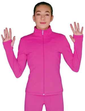 ChloeNoel Elite Fleece Fitted Jacket - Candy Pink