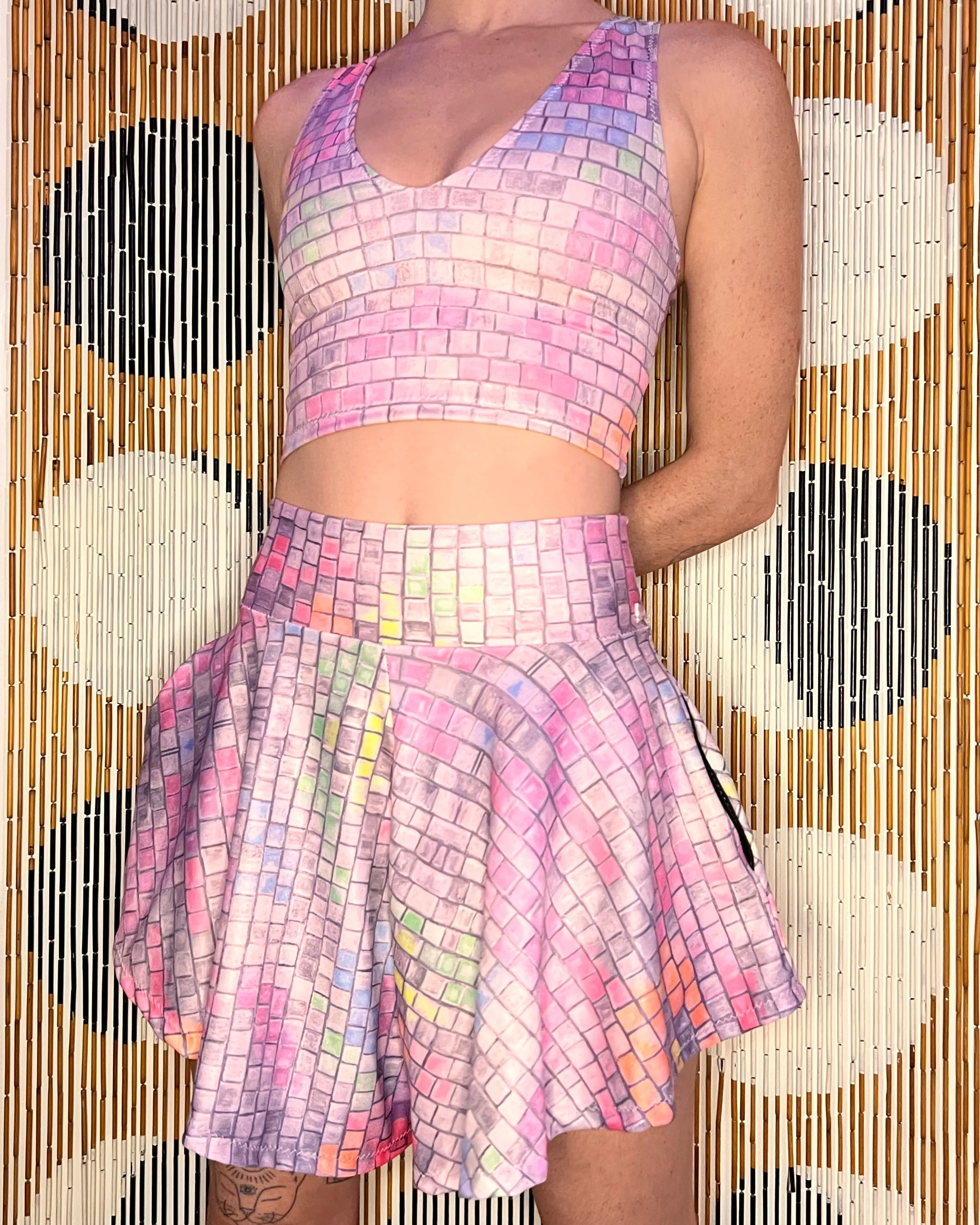 Choose A Design: Flare Shorts Outfit [2 Piece Set] (Custom Handmade Order)