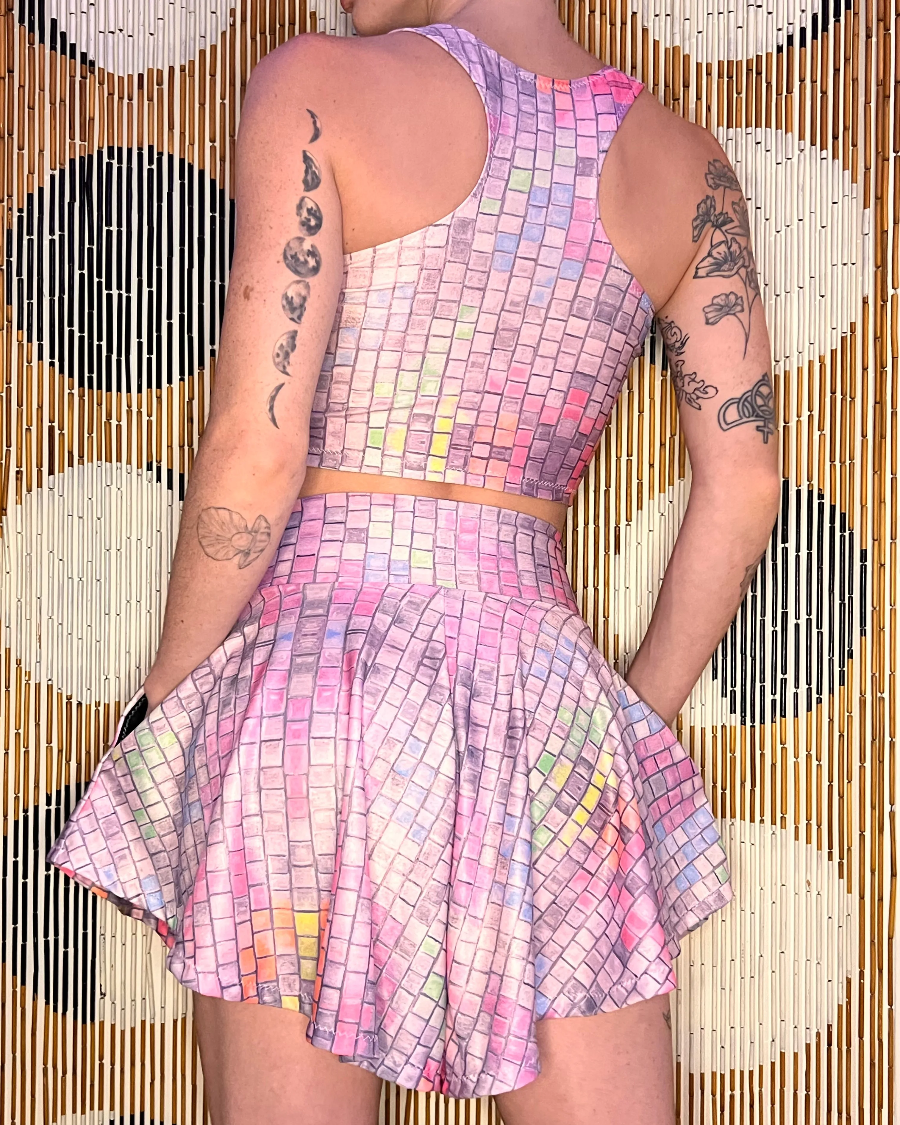 Choose A Design: Flare Shorts Outfit [2 Piece Set] (Custom Handmade Order)