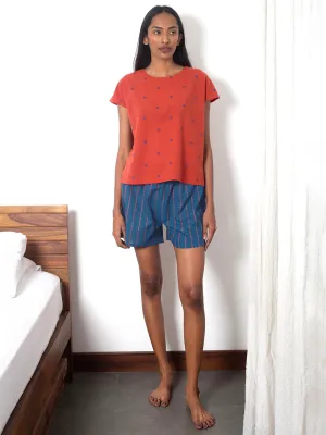 Citric Pond Night Shorts Set