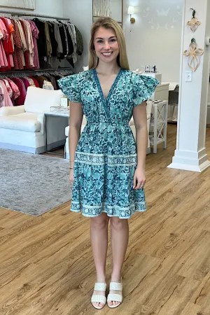 CLARA THE LABEL Kira Dress in Sweetgrass