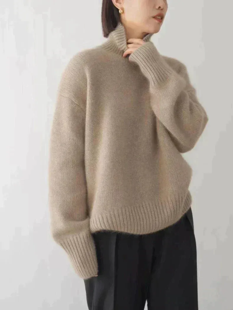 Classic Soft Knit Turtleneck Sweater