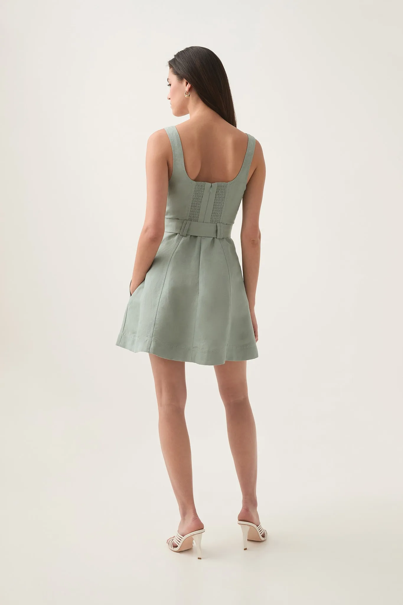 Clay Belted Mini Dress