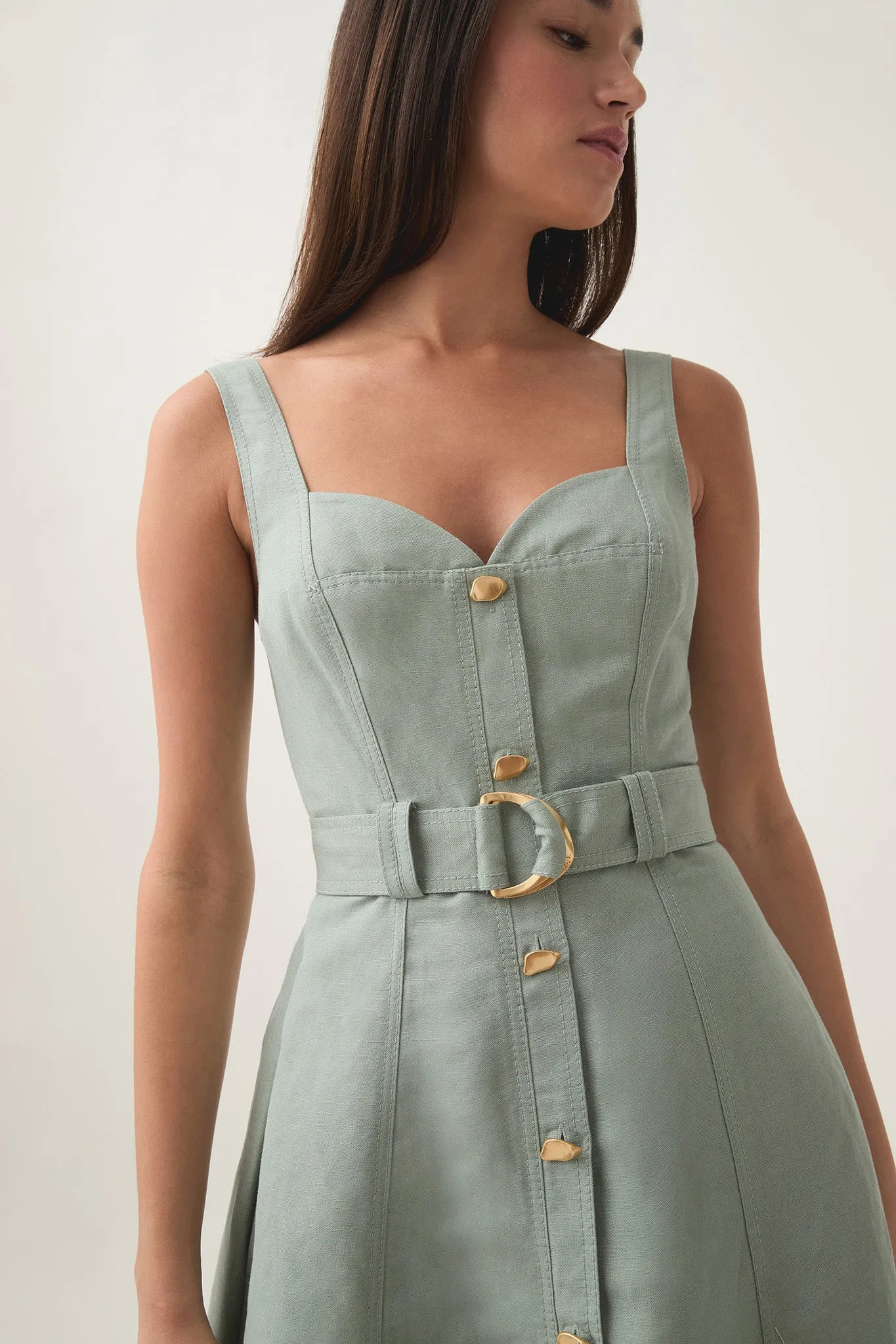 Clay Belted Mini Dress