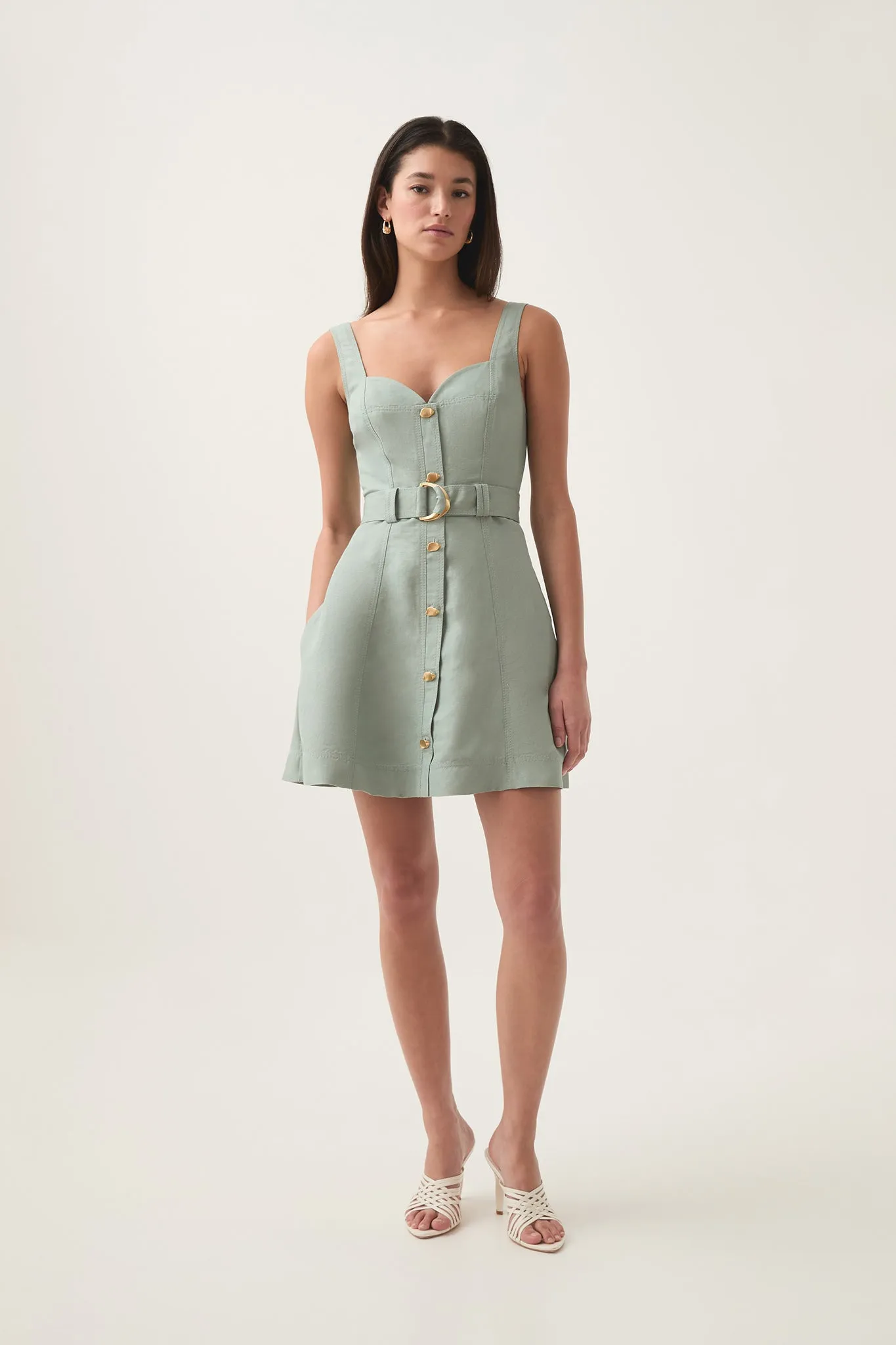 Clay Belted Mini Dress