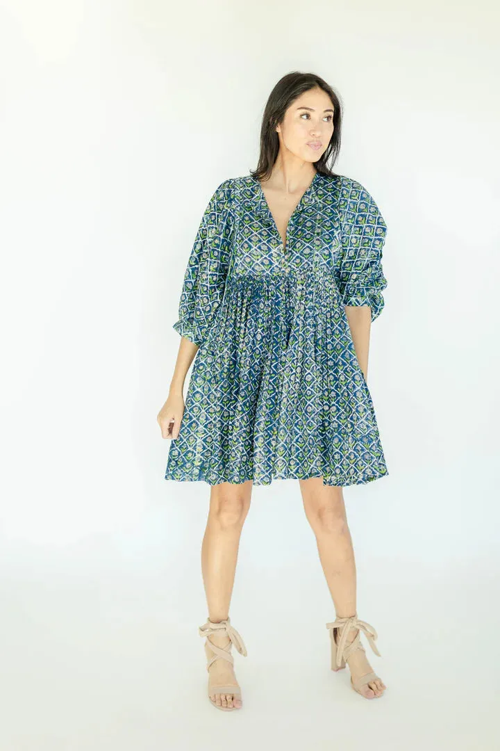 Clover Mini (Navy Peony)