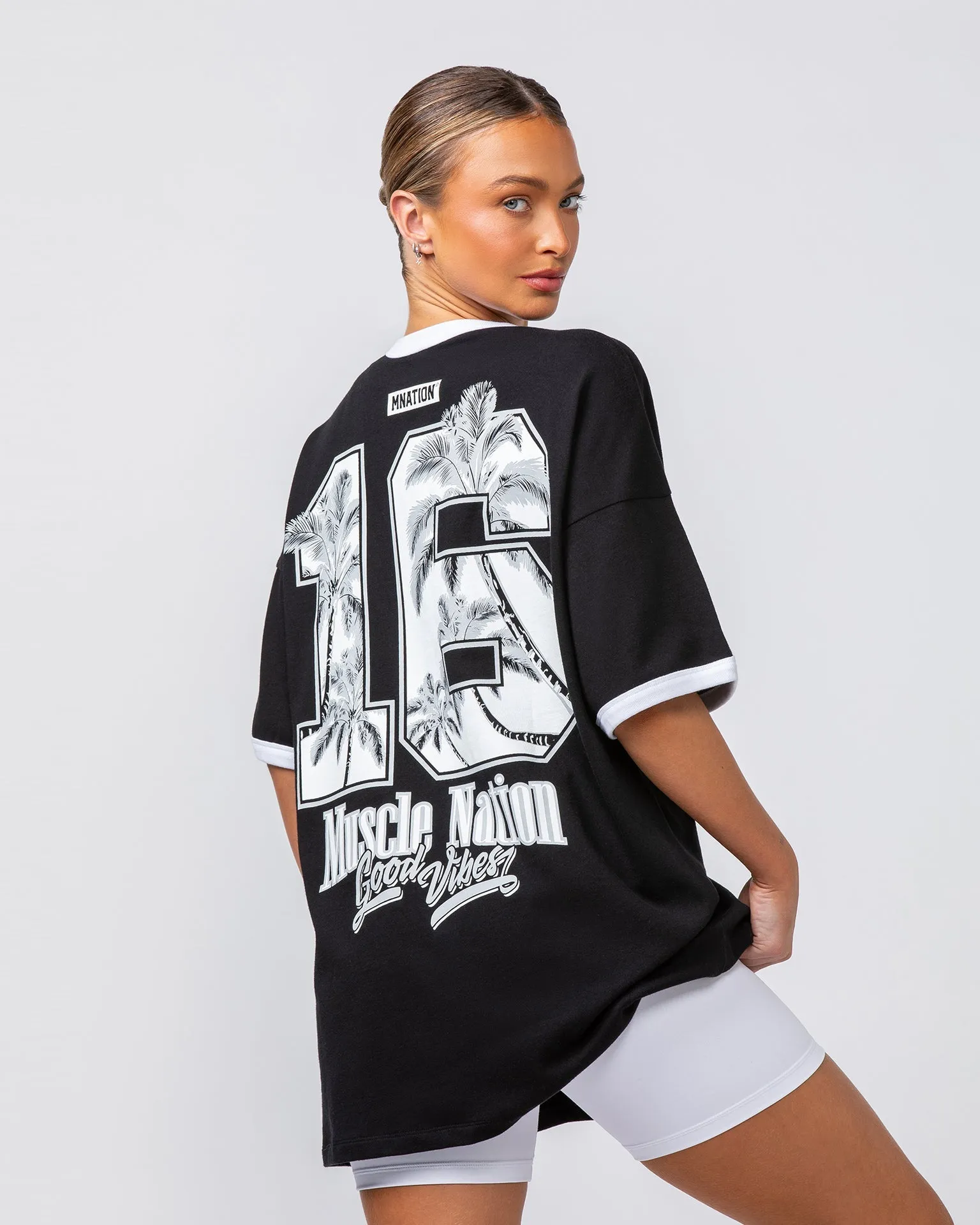Coast Oversized Tee - Black