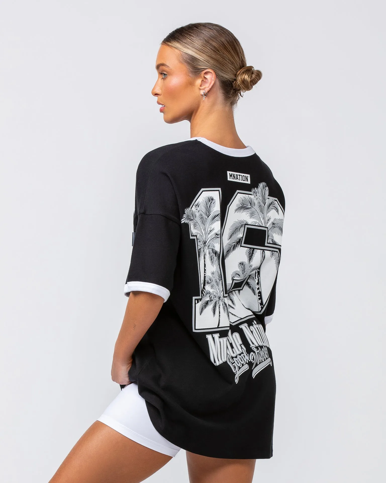 Coast Oversized Tee - Black