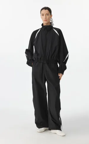 Coat / JNBY Colorblock Fishbone-Fit Jacket