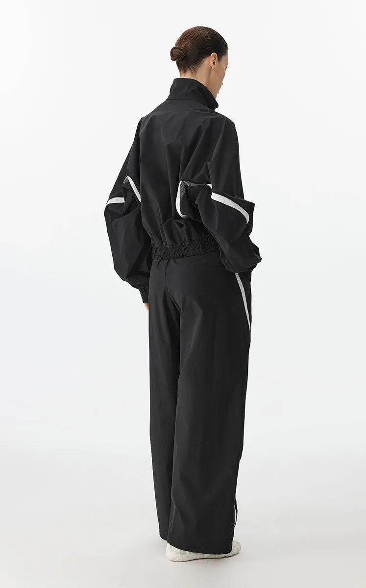 Coat / JNBY Colorblock Fishbone-Fit Jacket