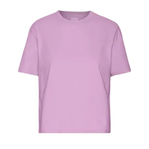 COLORFUL STANDARD Organic Boxy Crop Tee cherry blossom